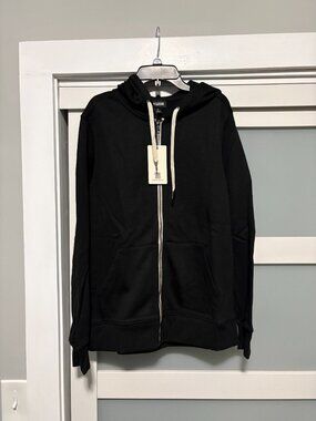 True Classic Look Good Feel Good Zip Up Hooded Athletic Jacket sz S Small  NEW